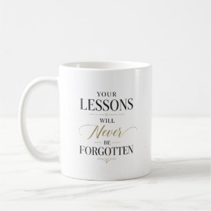 Lehrerstunden benutzerdefinierter Name Kaffeetasse