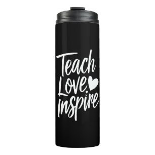 Lehrertagslehre Liebe Inspiriere Lehrerleben Thermosbecher