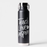 Lehrertagslehre Liebe Inspiriere Lehrerleben Trinkflasche<br><div class="desc">Lehrertagslehre Liebe Inspiriere Lehrerleben</div>