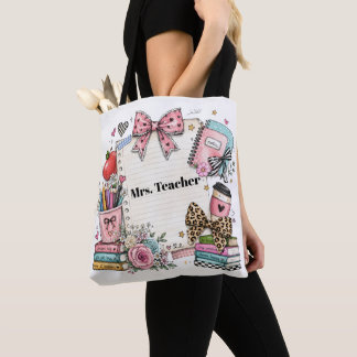 Lehrertasche mit individuellem Design, süßer Stil, Tasche