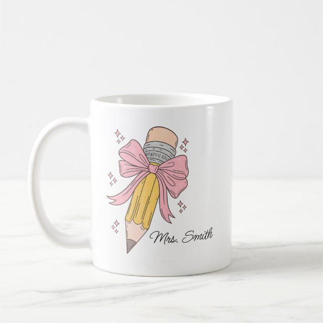 Lehrertasse, individuelle Lehrergeschenke  Kaffeetasse (Links)