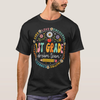 Lehrerteam der 1. Klasse Zurück zur Schule Erste K T-Shirt