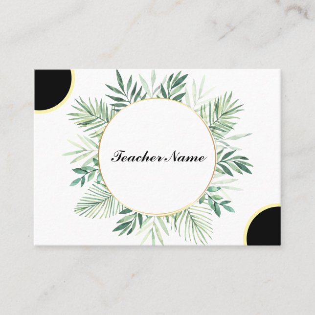 Lehrerteam Visitenkarte (Vorderseite)