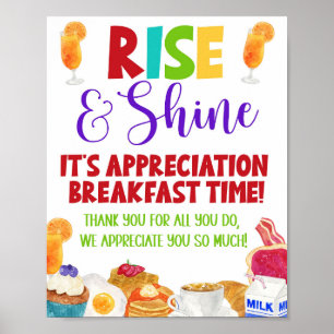 Lehrerwertfrühstück Poster