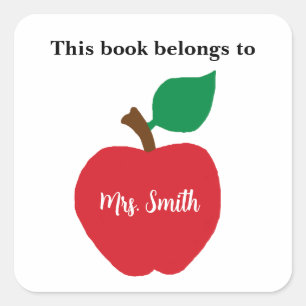 Lehrkraft Dieses Buch gehört Frau Stickers