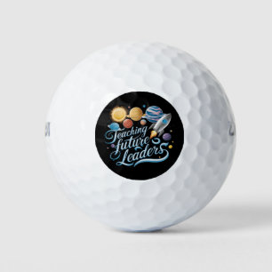 Lehrkräfte für Weltraumplaneten für zukünftige Füh Golfball