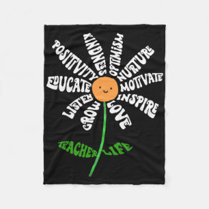 Lehrkräfte Lehrende Liebe Inspirierend Lehrer Insp Fleecedecke