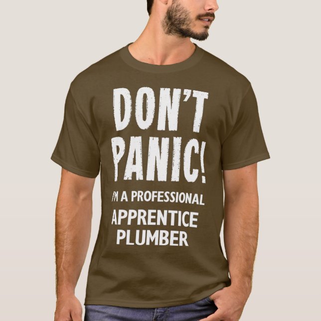 Lehrling Plumber T-Shirt (Vorderseite)