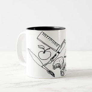Lehrmaterial... Zweifarbige Tasse