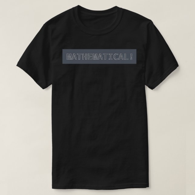 lehrmathematisch T-Shirt (Design vorne)