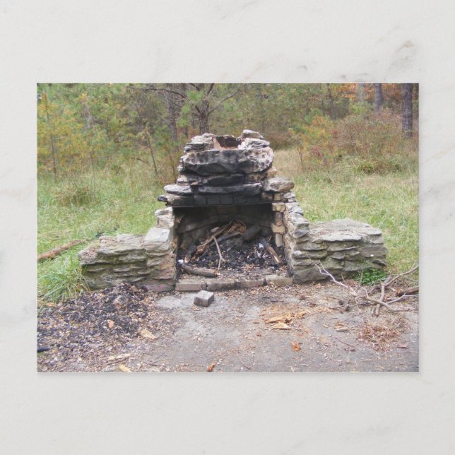 Lehrpfad Fallsylvania Camp Postkarte (Vorderseite)