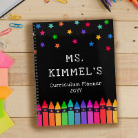 Lehrplan für schwarze Crayons & Stars Lehrer