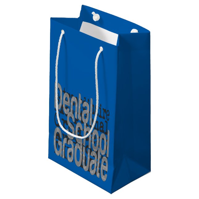 Lehrstuhl für Zahnmedizin Kleine Geschenktüte (Vorderseite Schrägansicht)