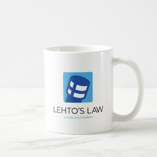 Lehto's Law Logo Kaffeetasse