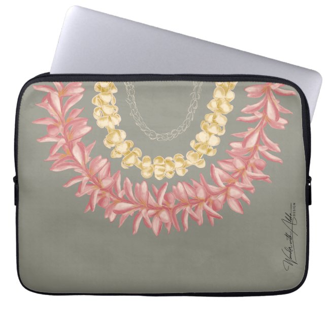 Lei Day by Wander with Aloha Laptopschutzhülle (Vorderseite)