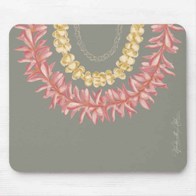 Lei Day by Wander with Aloha Mousepad (Vorne)