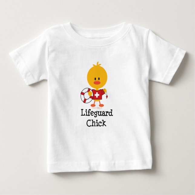 Leibwächter-Küken-Säuglings-T - Shirt (Vorderseite)