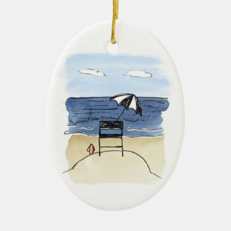 Leibwächter-Stuhl auf der Strand-Verzierung Keramikornament