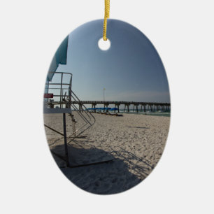 Leibwächter-Turm am Panama-Stadt Strand-Pier Keramikornament