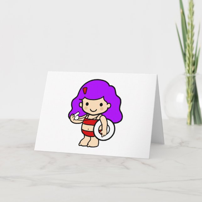 Leibwächtermädchen 2 karte (Vorderseite)