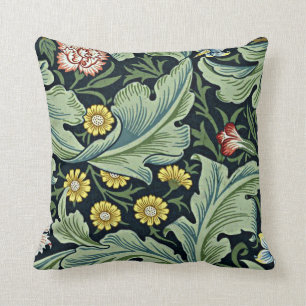Leicester, beliebtes Muster von William Morris Kissen