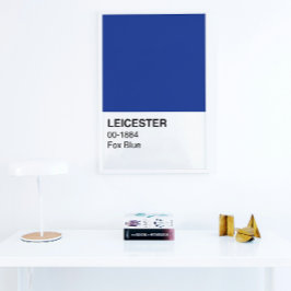 Leicester Fox Blue - Vollbreite Poster