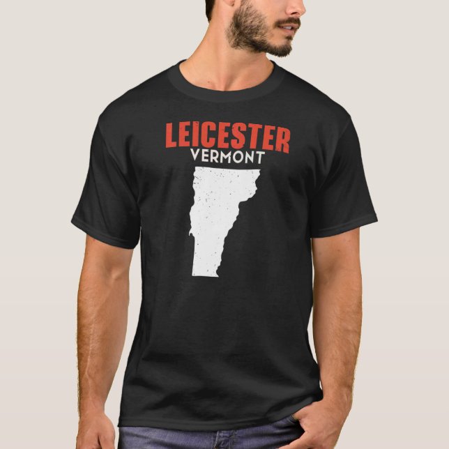 Leicester Vermont USA Staat America Travel Vermont T-Shirt (Vorderseite)