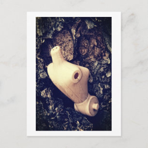 Leiche im Wald Postkarte