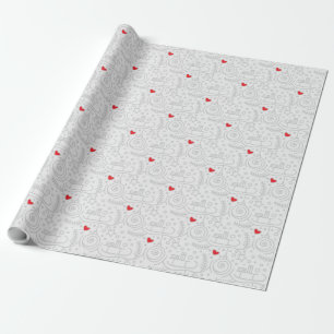 Leichen, Ziergegenstände und Hörpapier Geschenkpapier