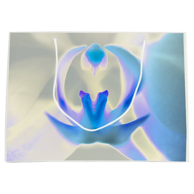 Leichende Orchid Print Geschenktasche Große Geschenktüte (Vorderseite)