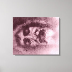 Leichentuch von Turin (rot) auf Leinwand
