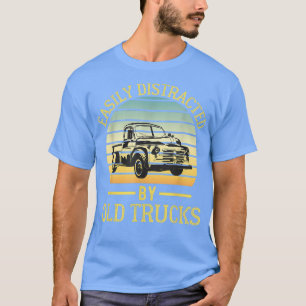 Leicht abgelenkt durch alte LKW Retro-Shirt Cool O T-Shirt
