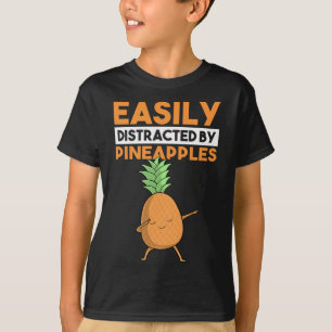 Leicht abgelenkt durch Ananas Funny Dabbing Dab F T-Shirt