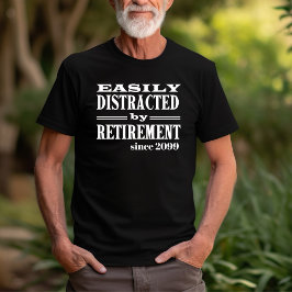 Leicht abgelenkt durch die Rente Funny Party Gesch T-Shirt