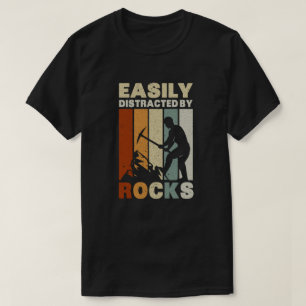 Leicht abgelenkt durch Felsen Geologie T-Shirt