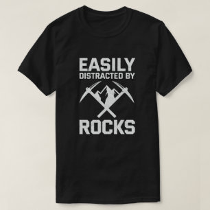 Leicht abgelenkt durch Felsen Geologie T-Shirt