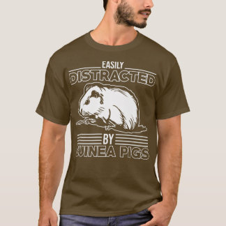 Leicht abgelenkt durch Guinea Schweine Guinea Love T-Shirt