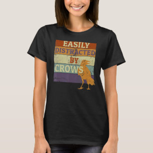 Leicht abgelenkt durch Kronen Retro Vintage Keile T-Shirt