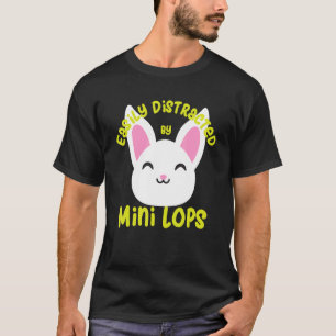 Leicht abgelenkt durch Mini Lop Niedliches Kaninch T-Shirt