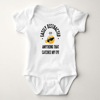 Leicht abgelenkt von allem, was mein Auge fängt Baby Strampler