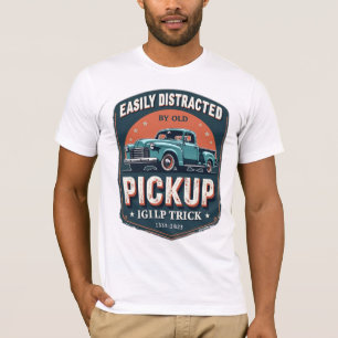 Leicht abgelenkt von alten Lieferwagen LKW - Retro T-Shirt