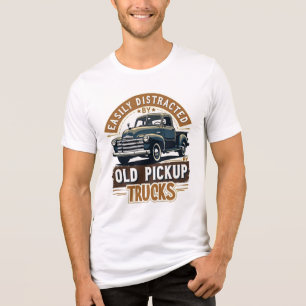 Leicht abgelenkt von alten Lieferwagen-LKW - Vinta Tri-Blend Shirt