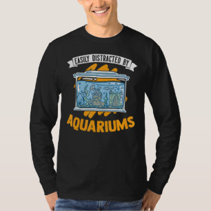 Leicht abgelenkt von Aquariums Aquaristic Aquarist T-Shirt