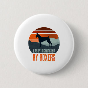 Leicht abgelenkt von Boxern laufen Button