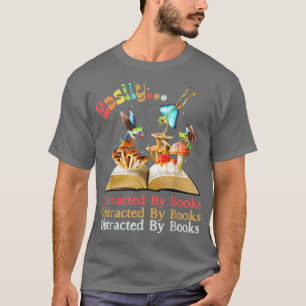 Leicht abgelenkt von Büchern Pilz Frog Fairy Dar T-Shirt