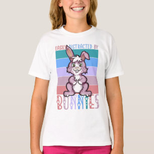 Leicht abgelenkt von Bunnies Niedlicher Lover T-Shirt