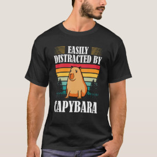 leicht abgelenkt von Capybara U2013 Nagetier T-Shirt