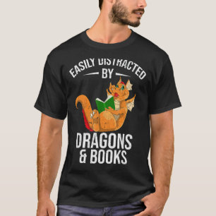 Leicht abgelenkt von Drachen und Büchern, die Boo  T-Shirt