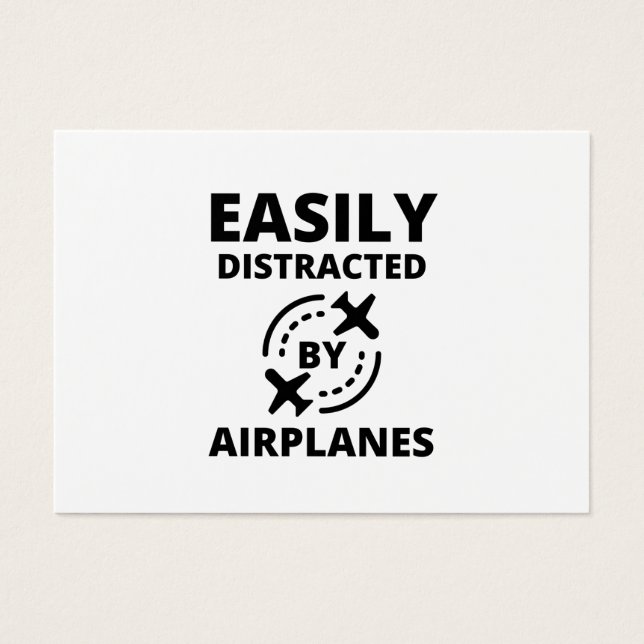 Leicht abgelenkt von Flugzeug lustigen Piloten-Avi (Vorderseite)