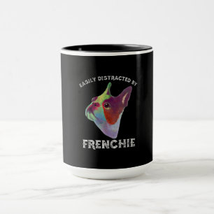 Leicht abgelenkt von französischem Bulldog-Funny-G Tasse